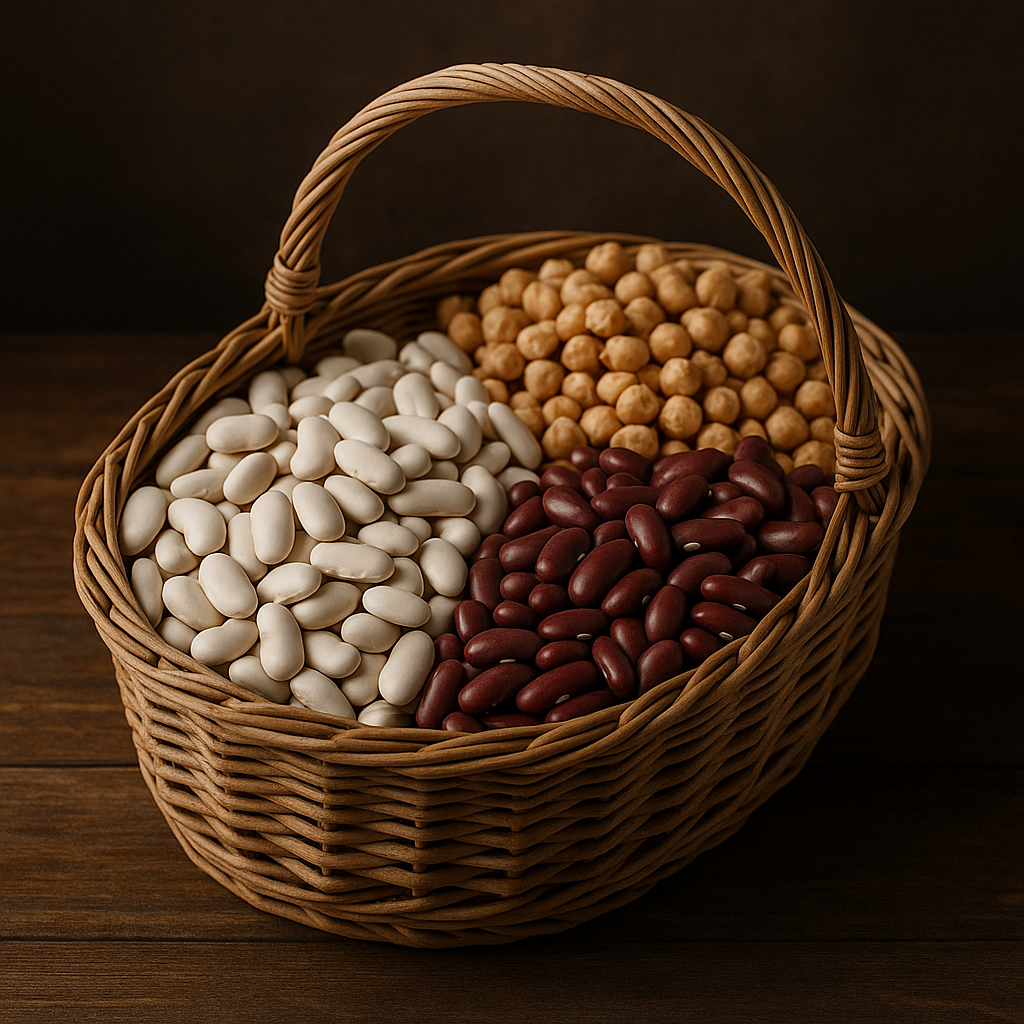 Cesta de legumbres de Ávila