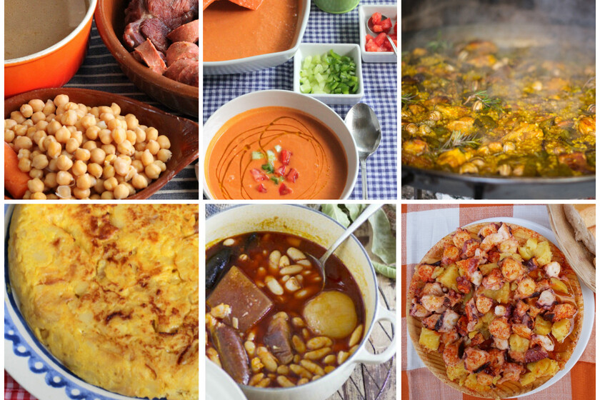 Platos con productos locales en Restaurante Venta La Colilla, Ávila